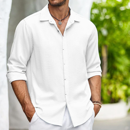 LeinenHerren Weißhemd ArktisPur